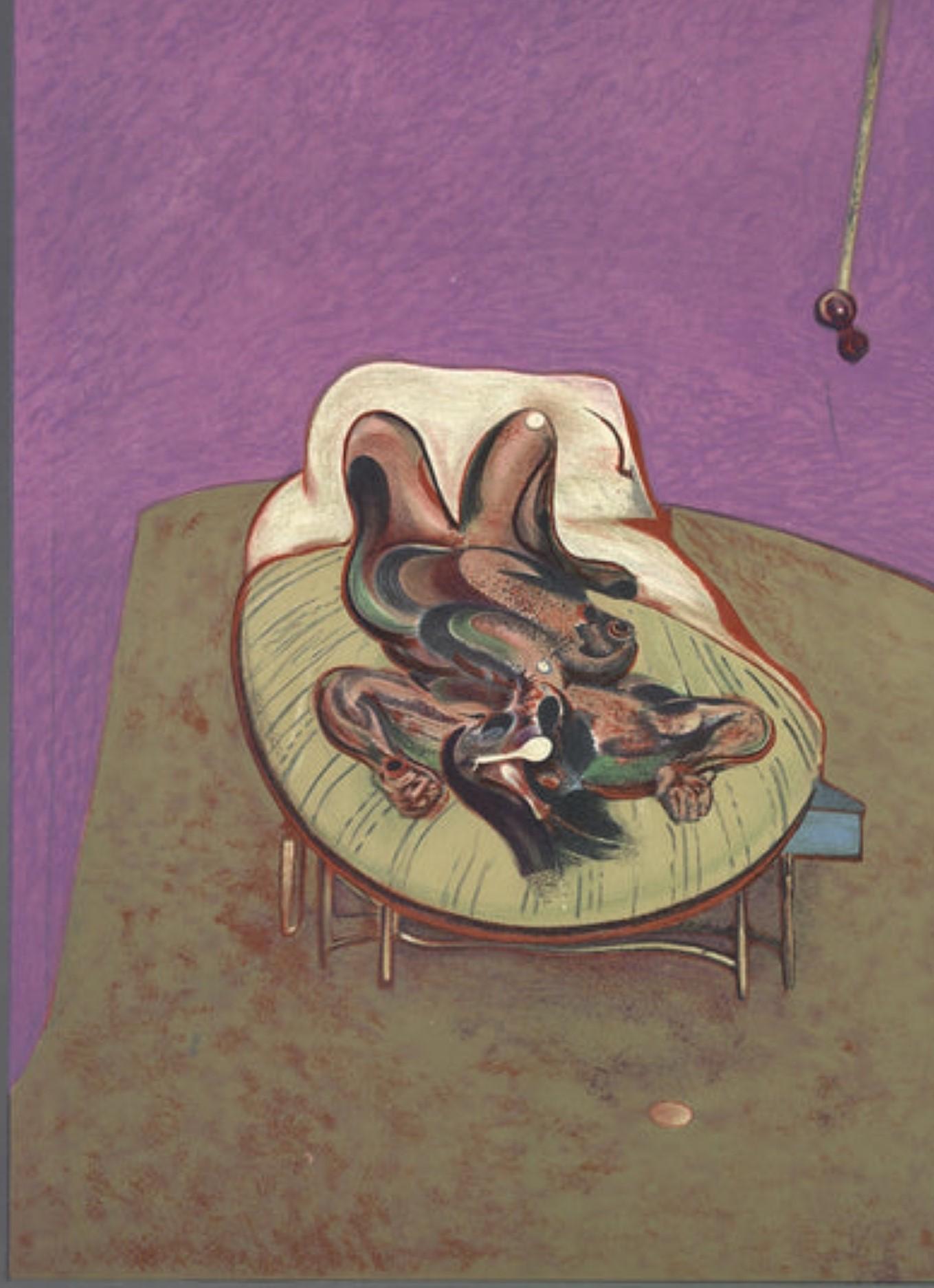 Personnage Couche By Francis Bacon in vendita 1