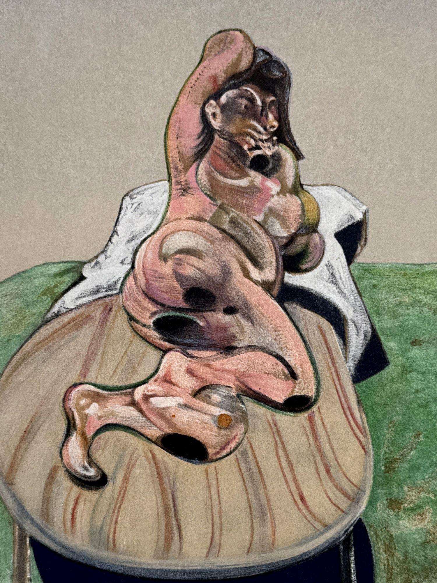 Porträt von Henrietta Moraes – Lithographie in Farben – 150 Exemplare (Moderne), Print, von Francis Bacon