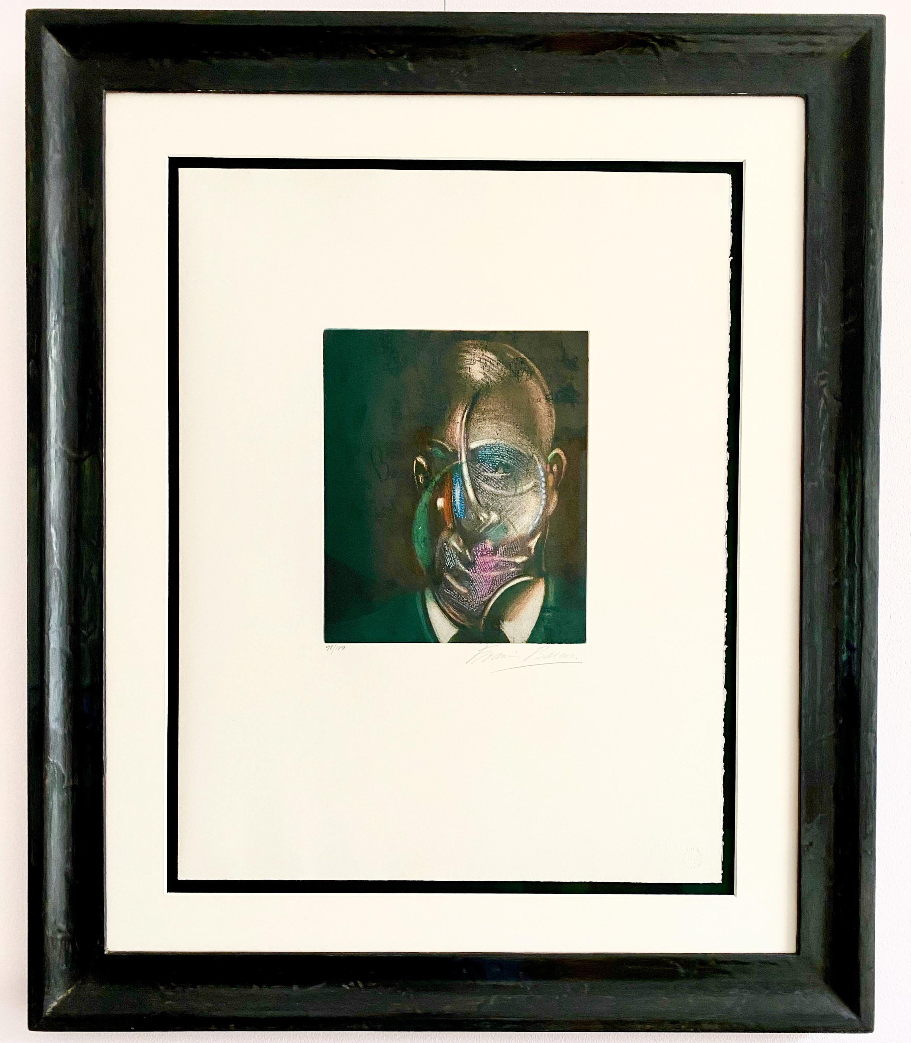 Portrait of Michel Leiris - Print by Francis Bacon