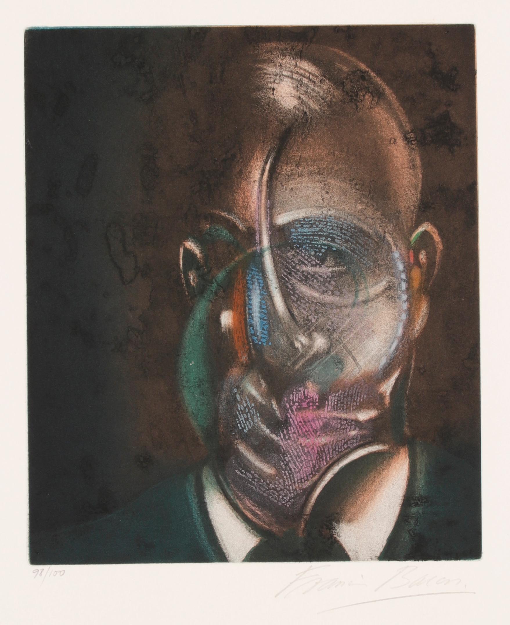 Francis Bacon Portrait Print - Portrait of Michel Leiris