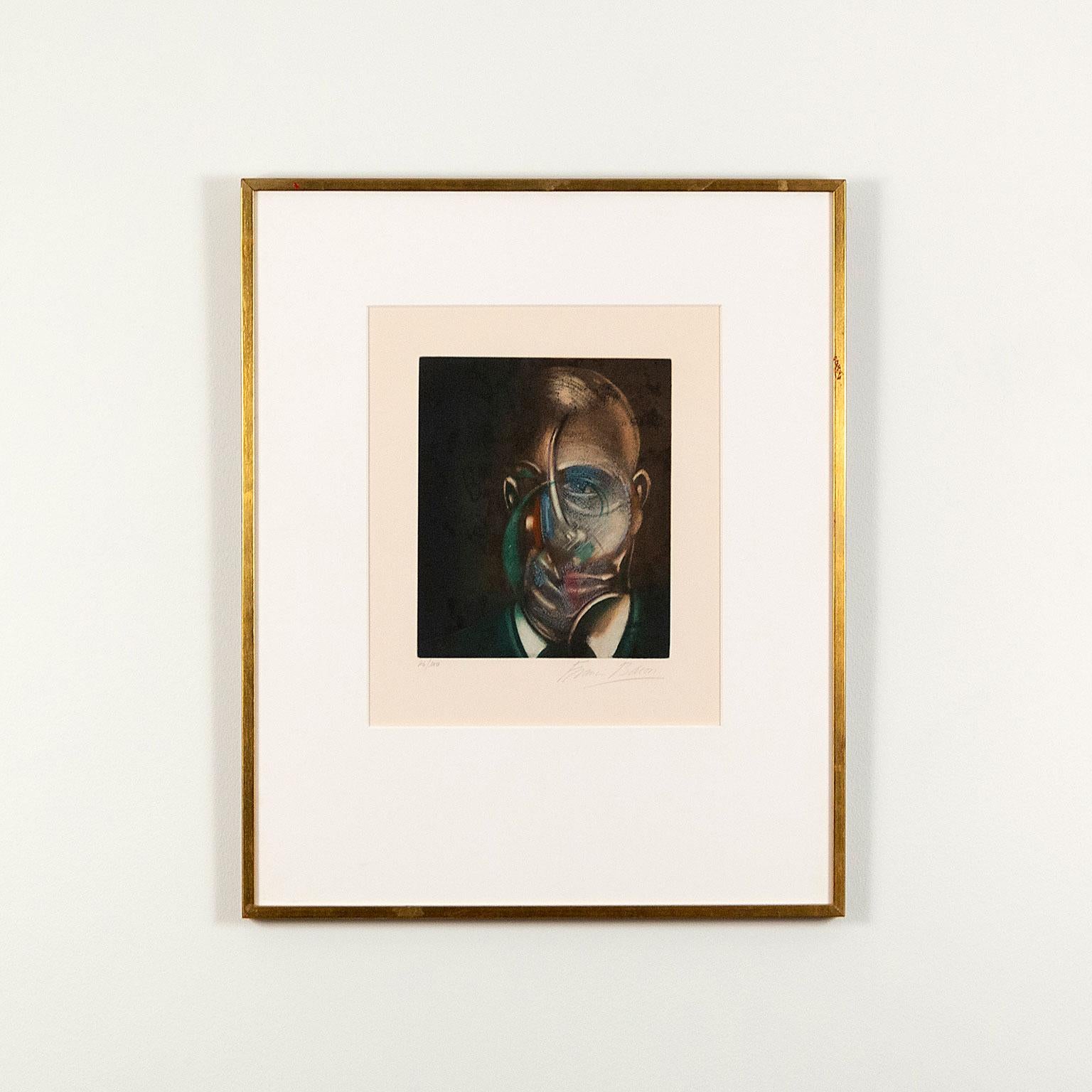 Francis Bacon Portrait Print - Portrait of Michel Leiris