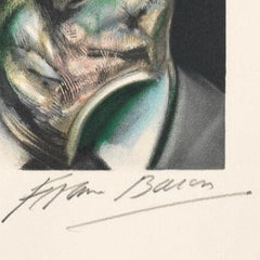Portrait de Michel Leiris - Impression:: lithographie:: portrait de Francis Bacon
