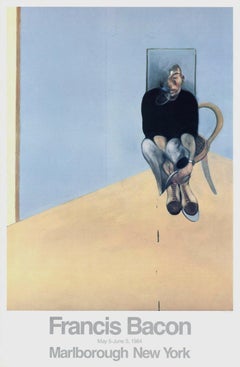 Seated Man, Original 1984 Event Lithograph, Francis Bacon