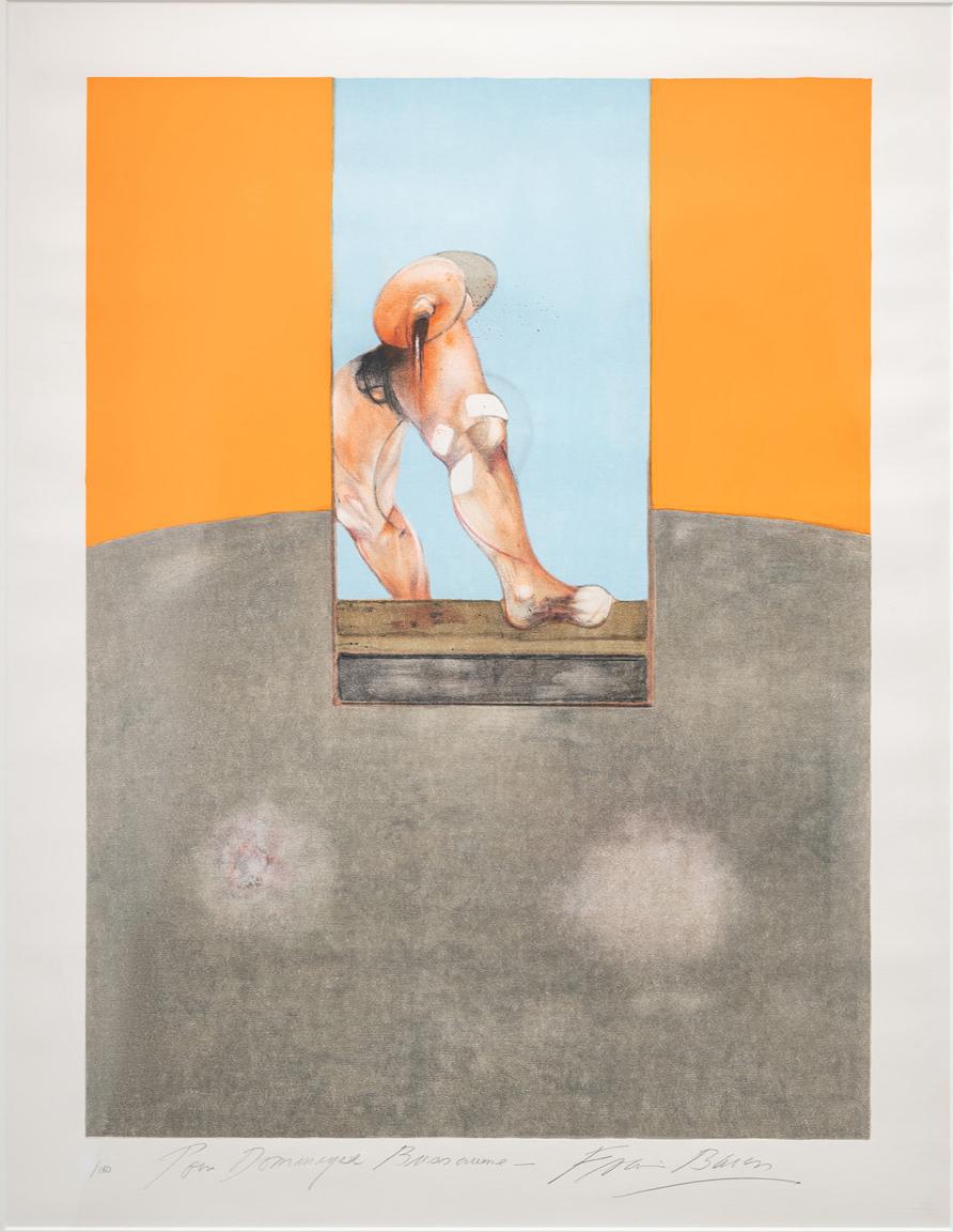 Studie für einen Stierkampf, Triptychon 1987 – Print von Francis Bacon