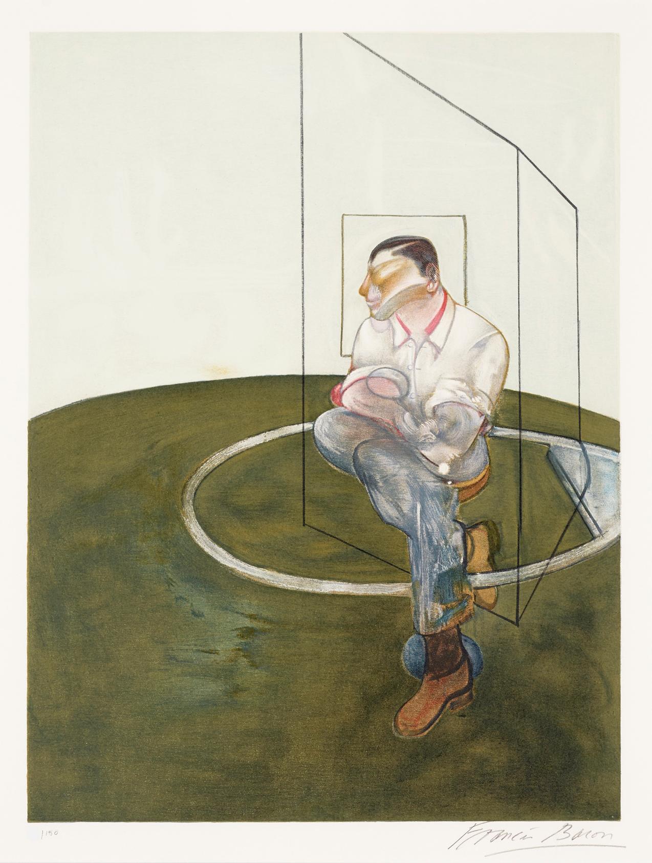 Study for a portrait of John Edwards - Print by Francis Bacon