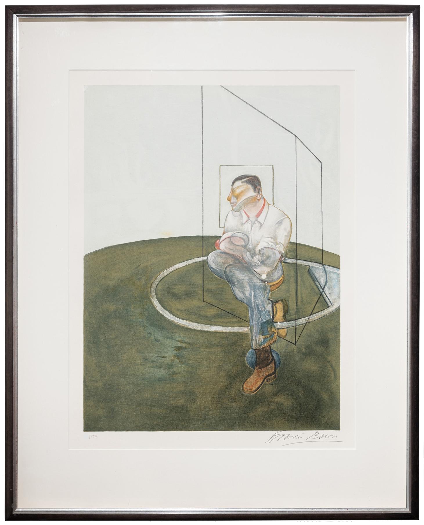 Francis Bacon Figurative Print - Study for a portrait of John Edwards