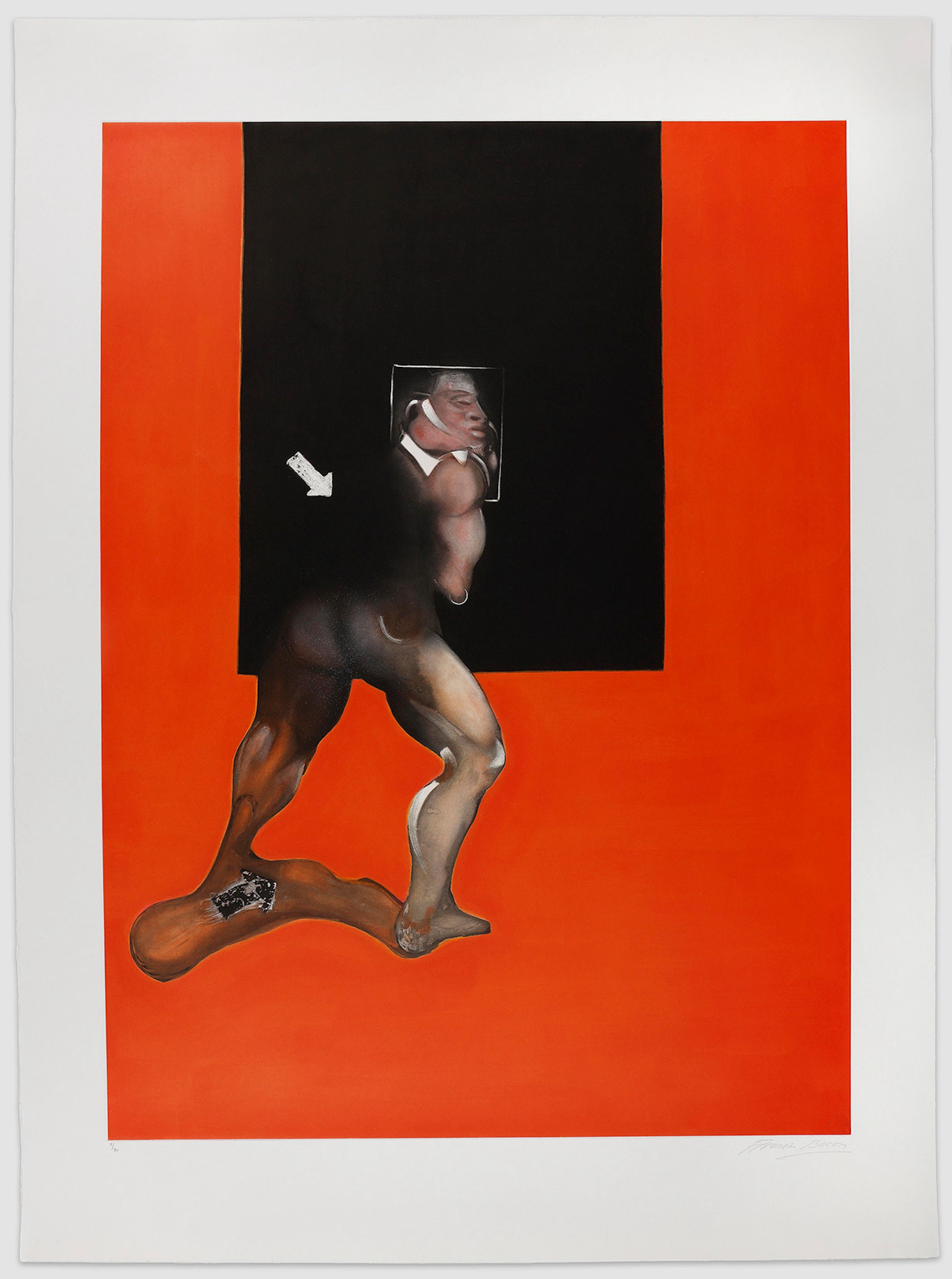 Francis Bacon Abstract Print – Studie von Human Body 1987