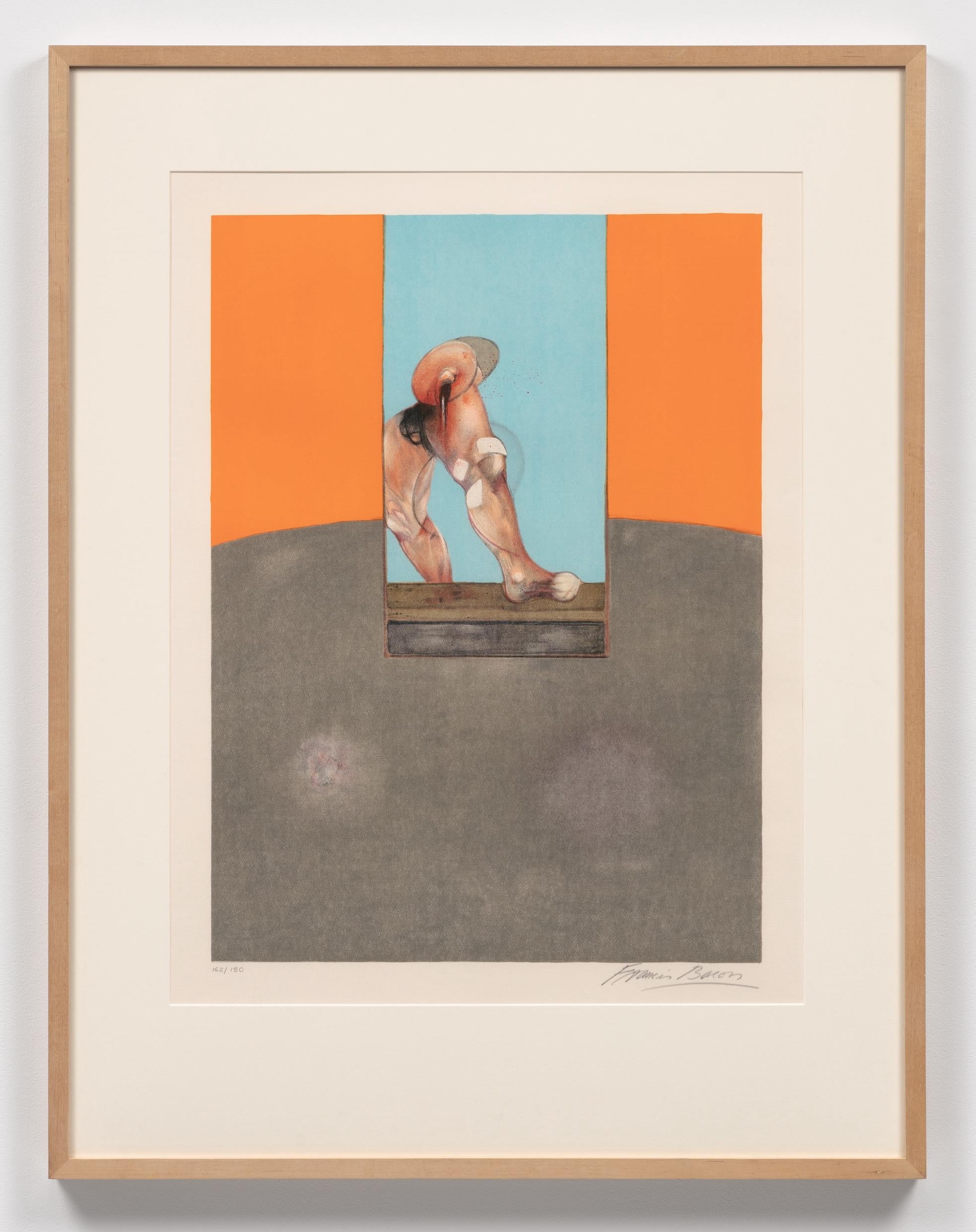 Francis Bacon Abstract Print - Triptych 1987 (center panel)