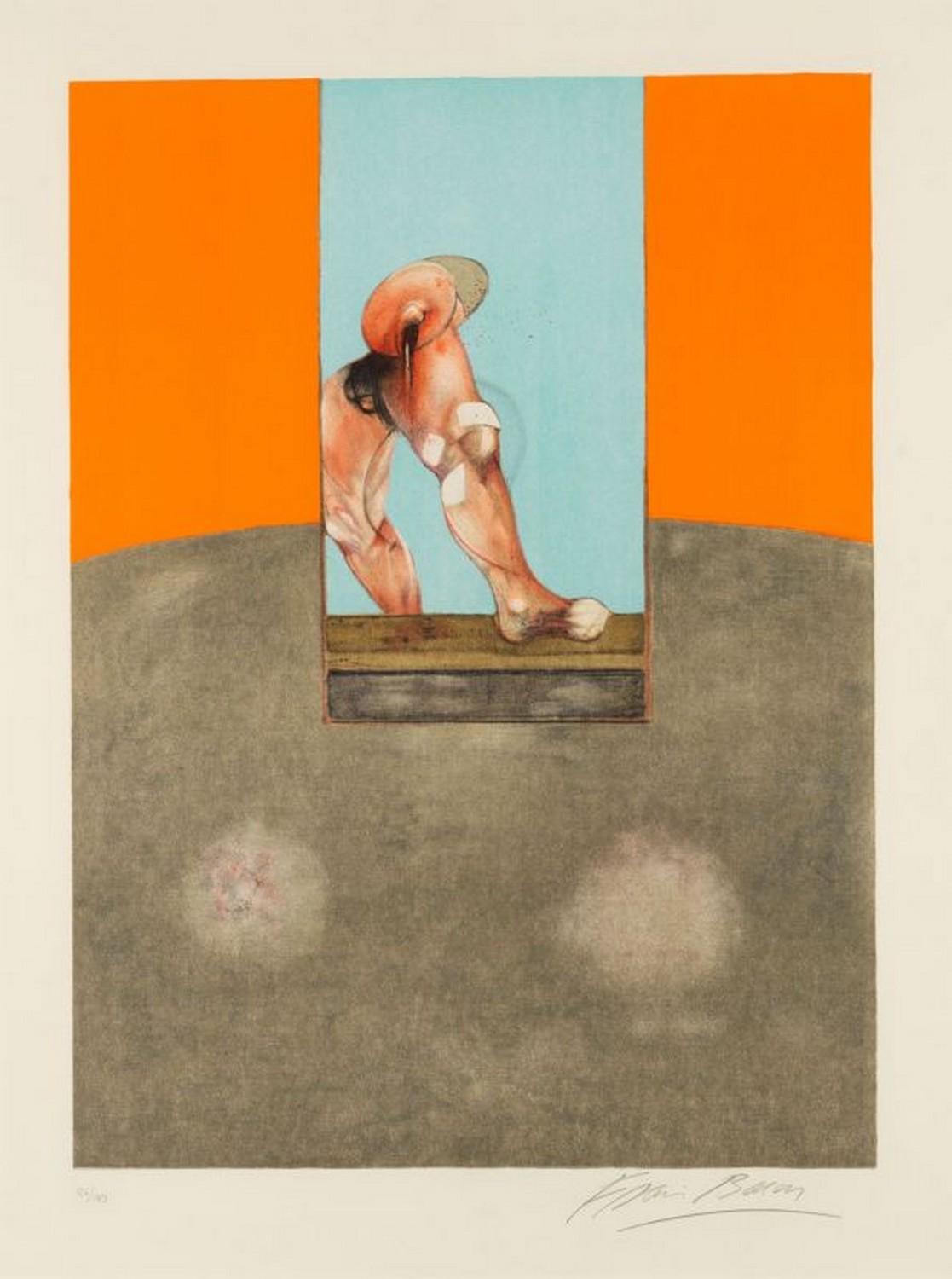 Francis Bacon Abstract Print – Triptychon 1987 