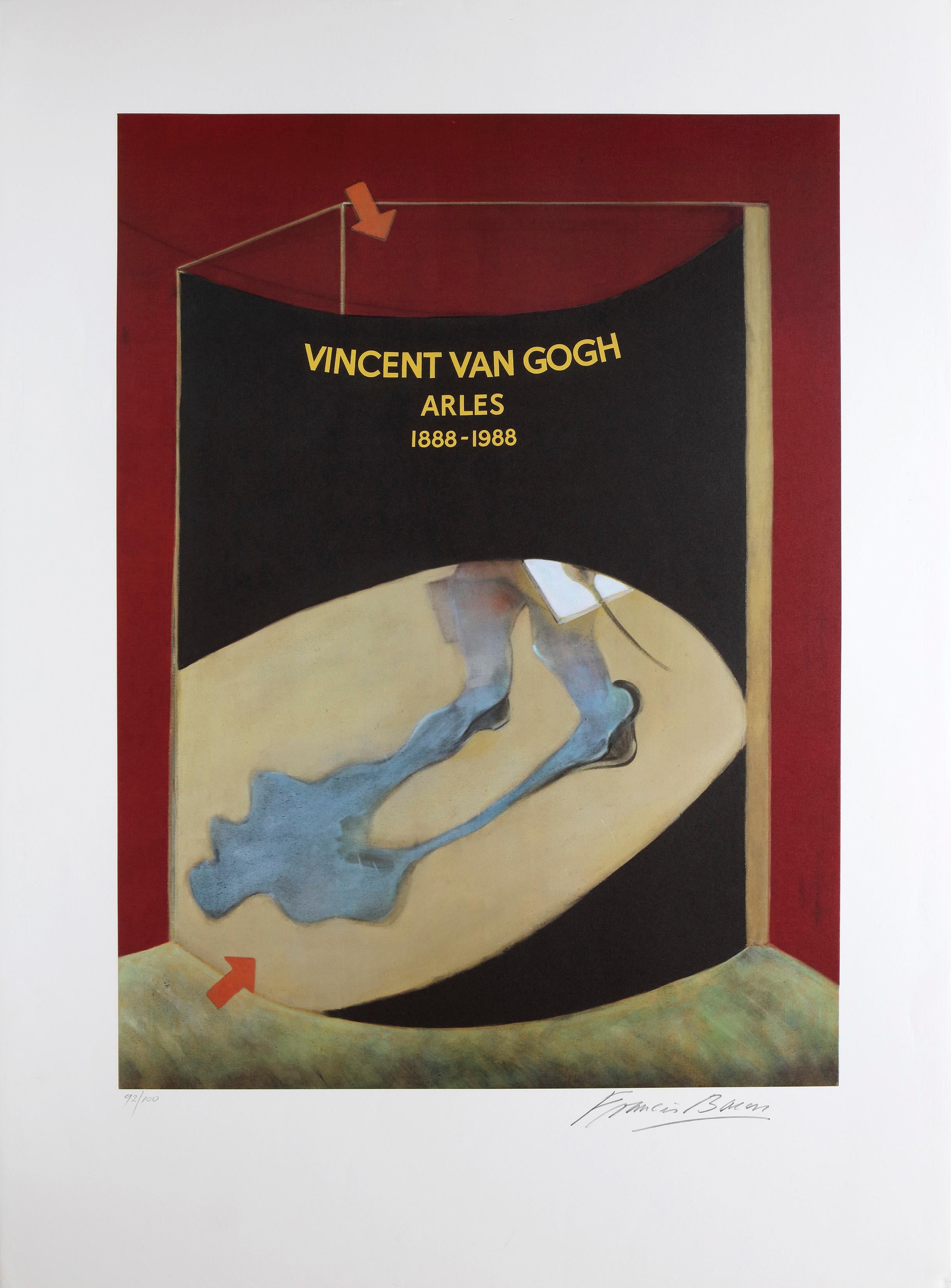 Van Gogh Exhibition 1988 - Print by Francis Bacon