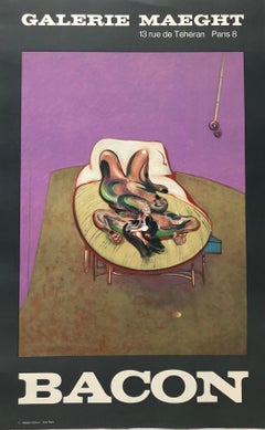 Vintage Francis Bacon exhibition poster