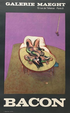 Vintage Francis Bacon exhibition poster 