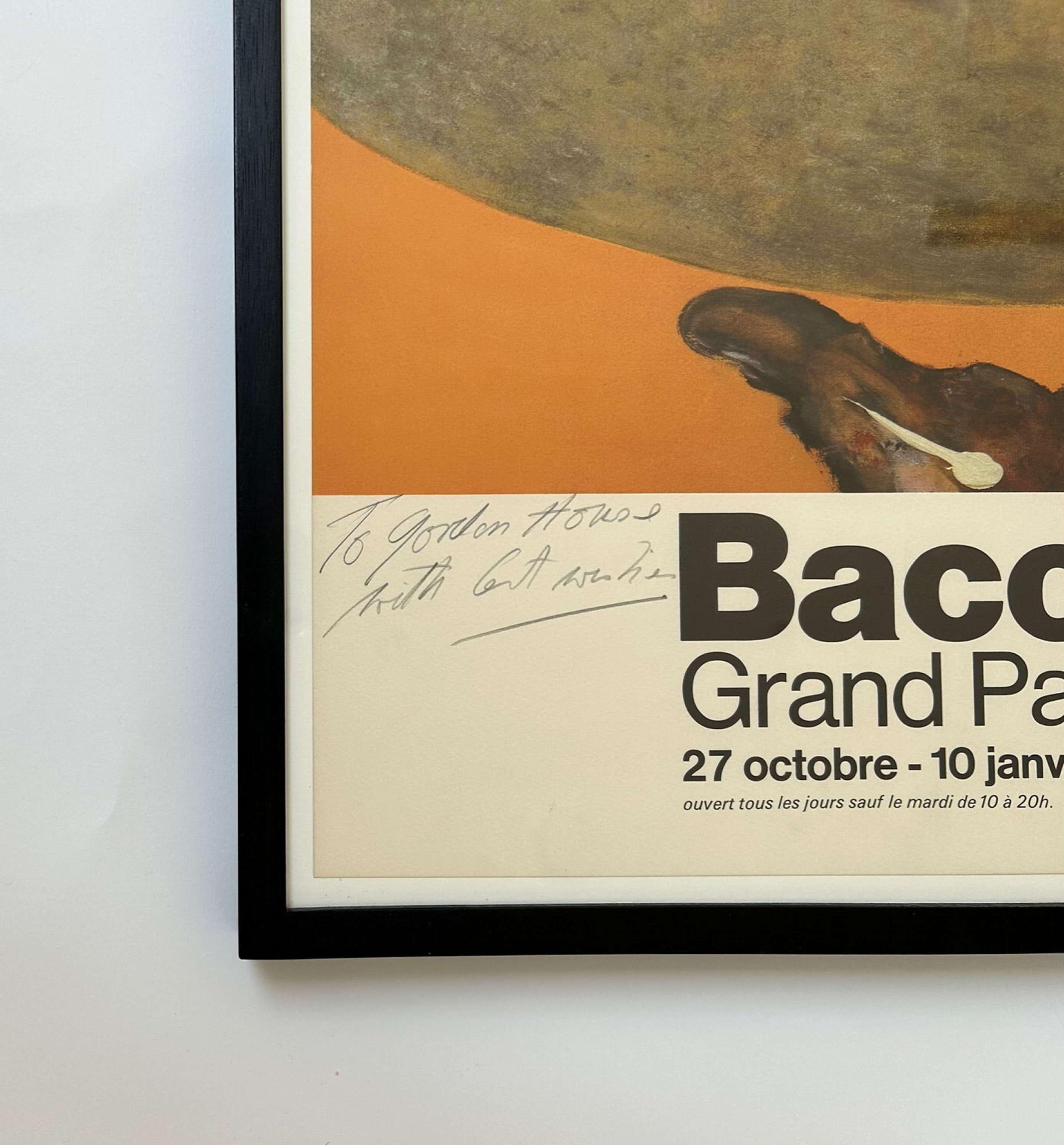 Póster del Grand Palais firmado por Francis Bacon Francés en venta
