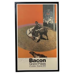 Francis Bacon Signed Grand Palais Poster