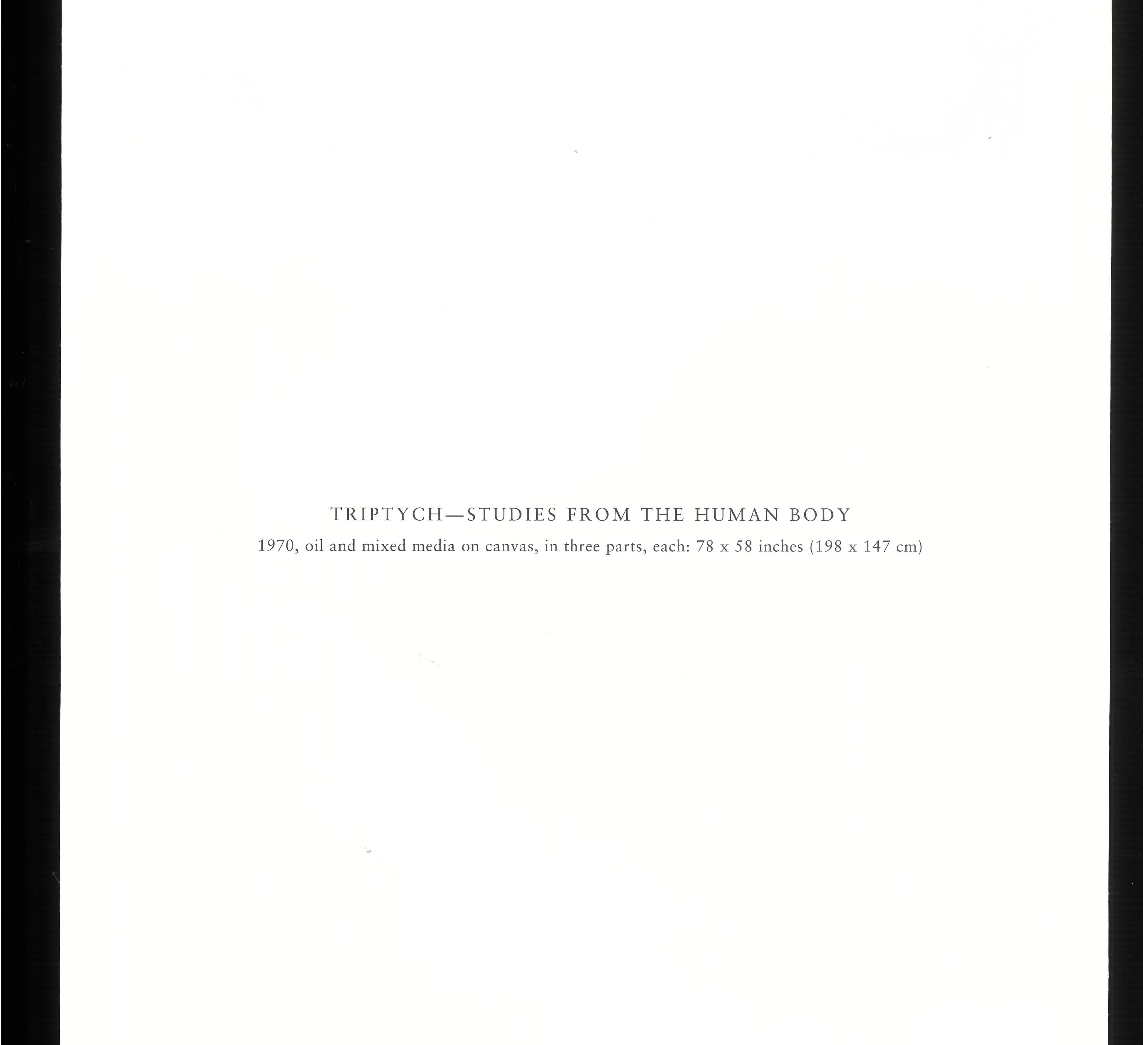 20ième siècle Triptyque (livre) de Francis Bacon en vente