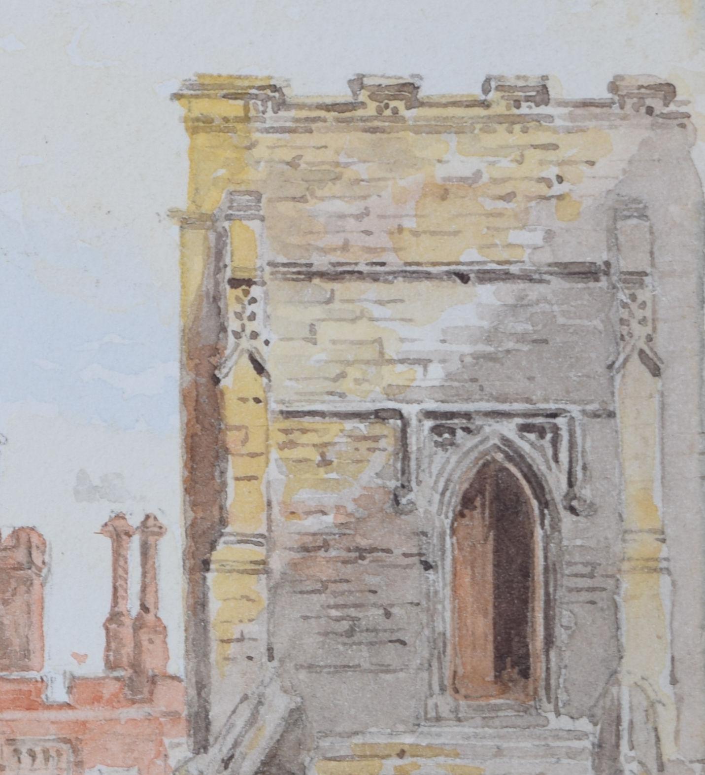 Eton College watercolour For Sale 1