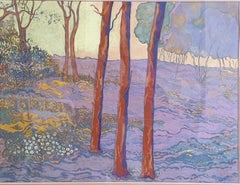 Forest In Lilac, Provence.