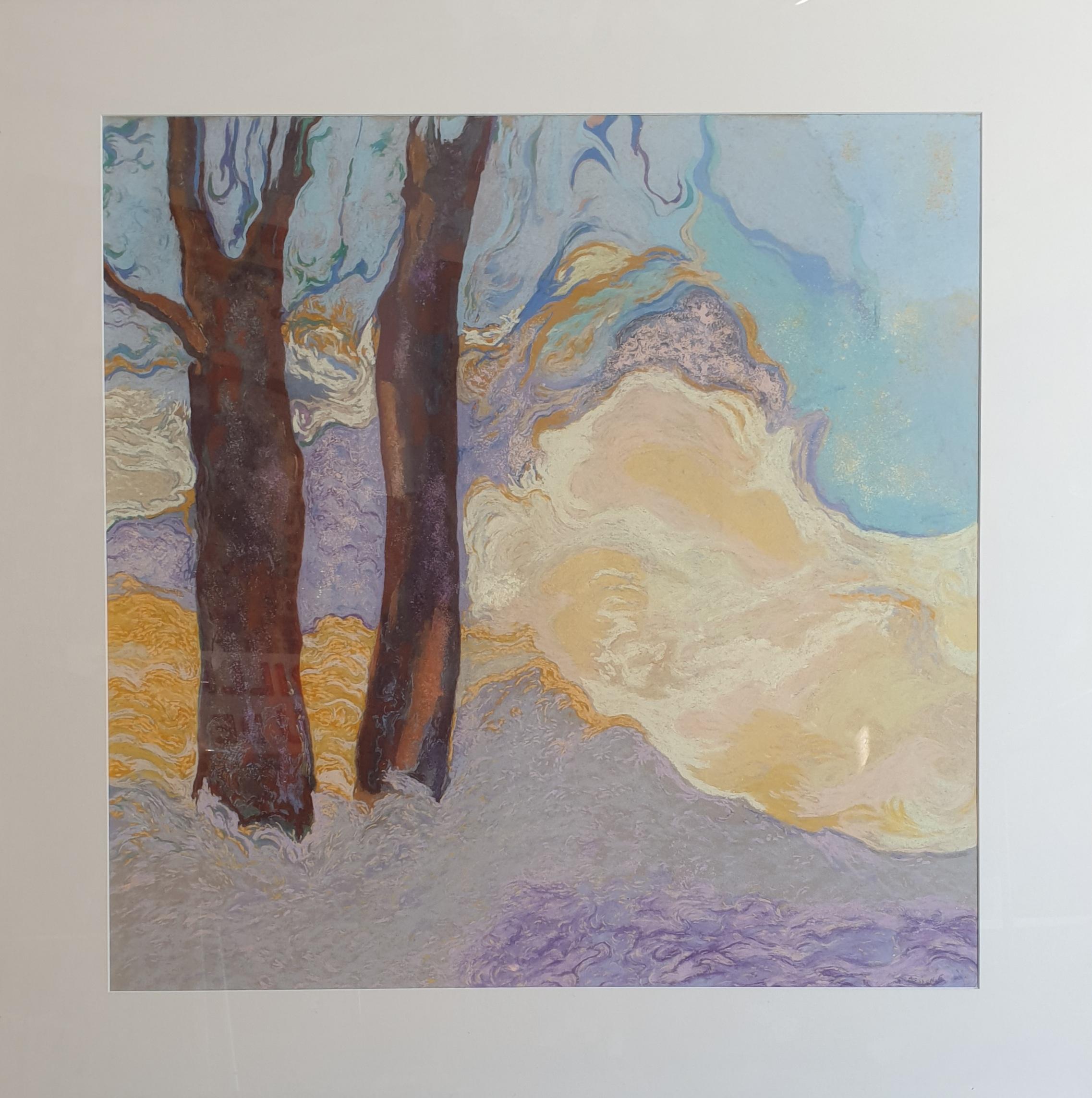 The Magical Forest, Provence. - Painting by Francis Besson