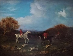 Attributed To Francis Calcraft Turner - A Set Of Four Hunting Scenes