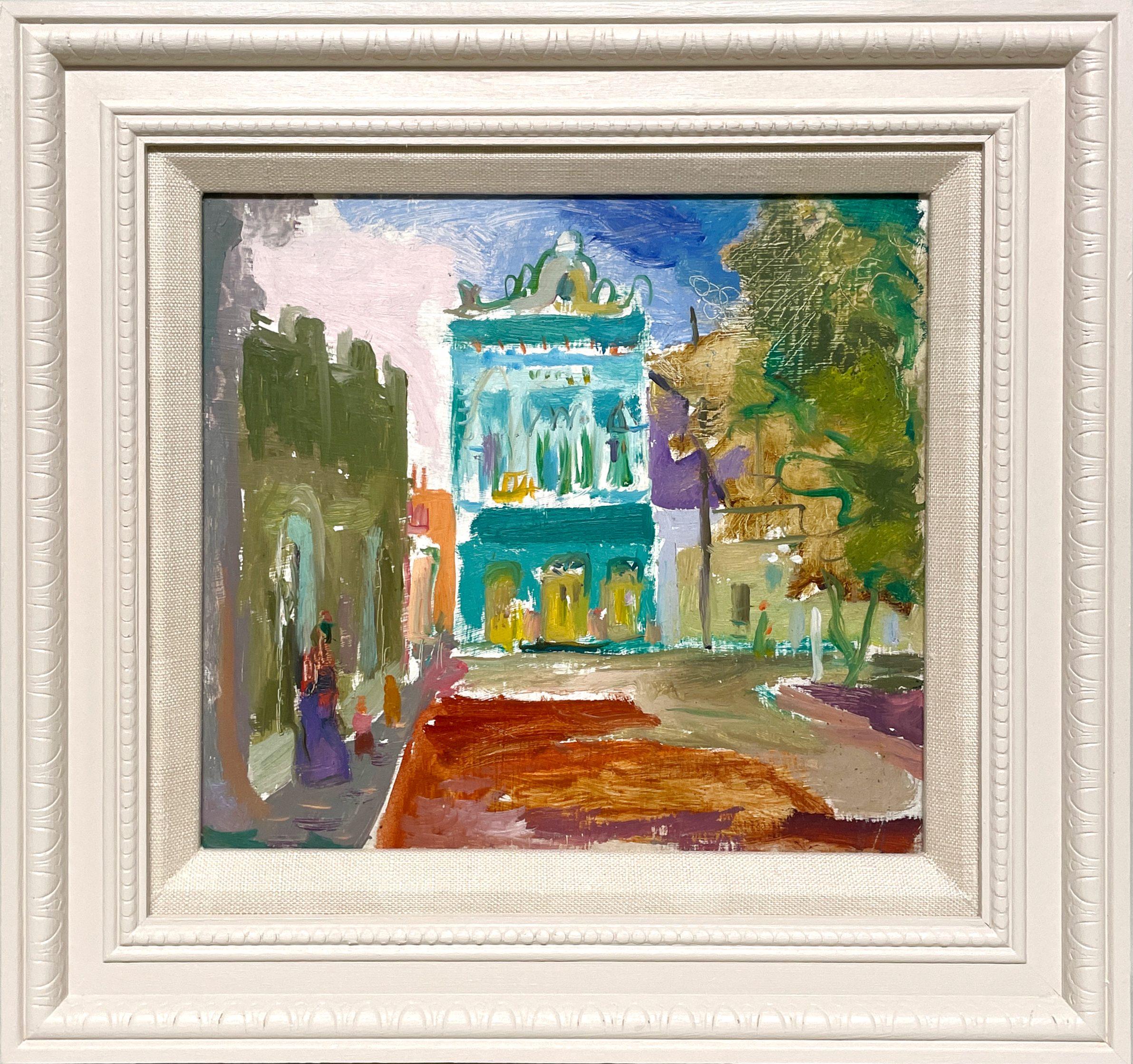 1930s Mexican City Scene by Famed Chicago Artist Francis Chapin, Guaymas, Mexico