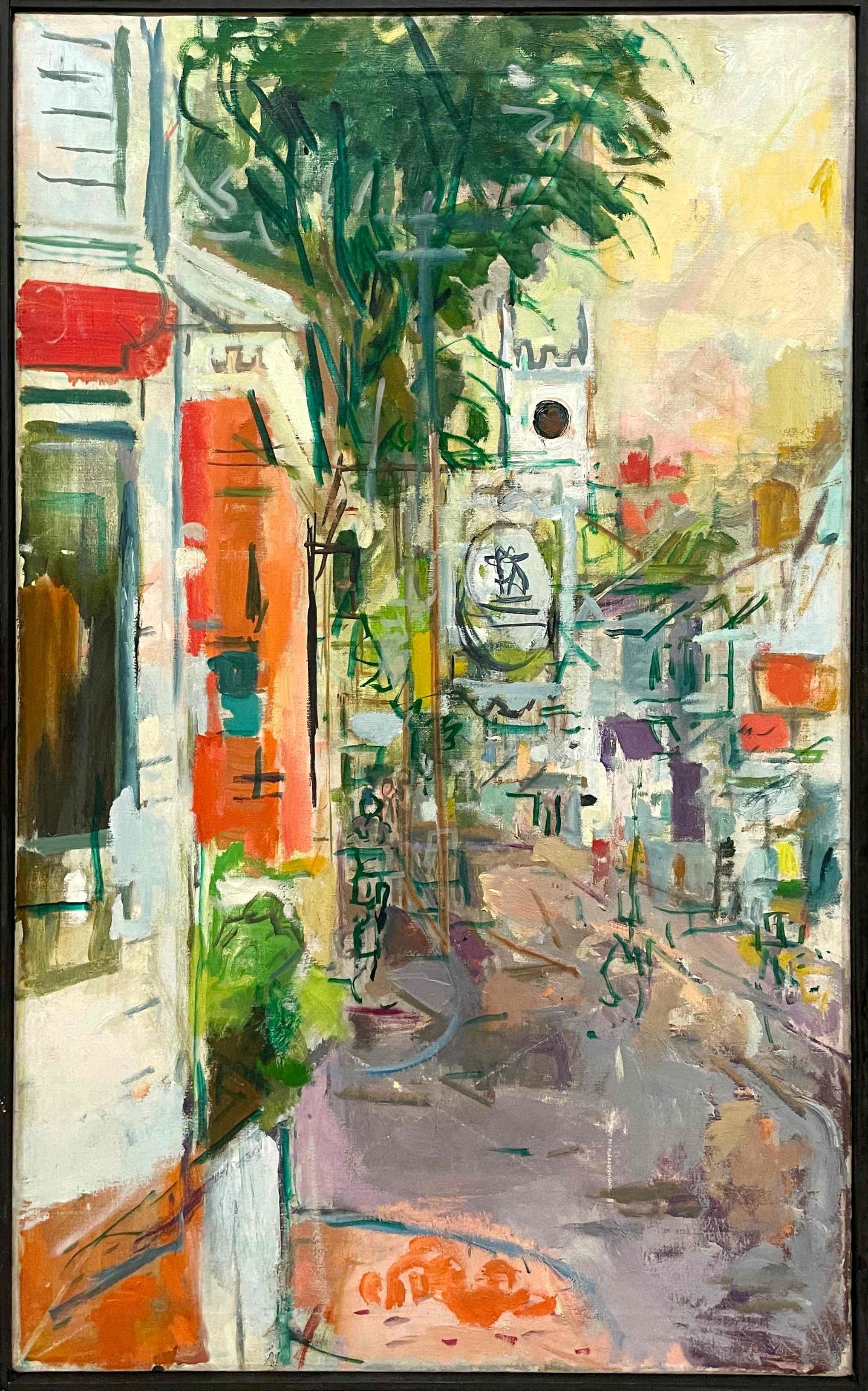 A 1950s Painting of an Edgartown, Martha’s Vineyard Street by Francis Chapin 1
