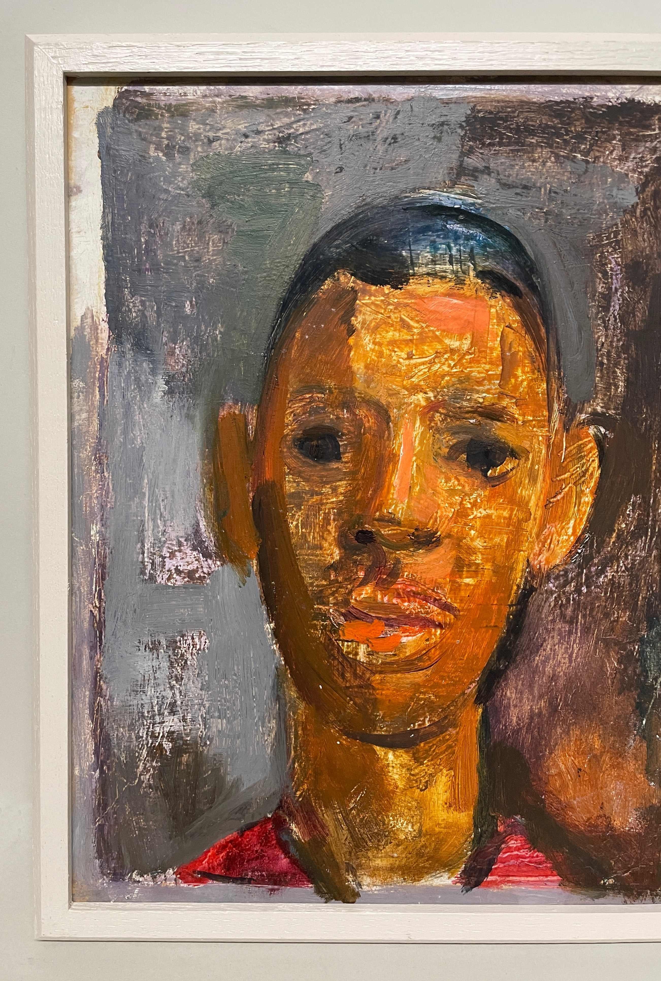 Un captivant portrait moderne d'un jeune homme noir dans les années 1950 par Francis Chapin en vente 5