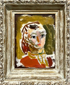 Un affascinante ritratto espressionista di una ragazza degli anni '50 di Francis Chapin