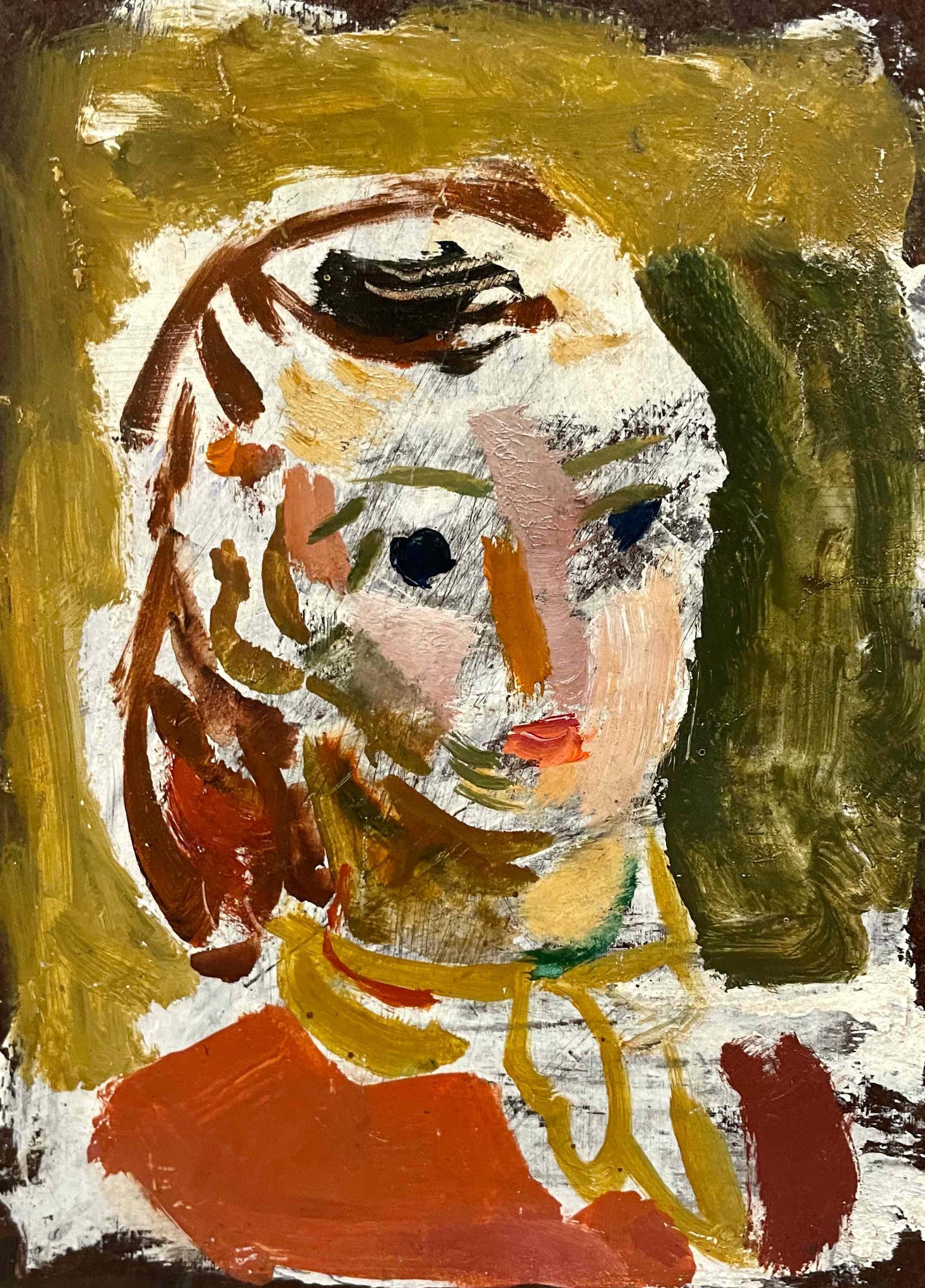 Un affascinante ritratto espressionista di una ragazza degli anni '50 di Francis Chapin