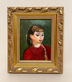 Encantador retrato moderno de mujer joven de los años 50, por Francis Chapin