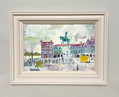 A Charming 1950s Painting of Lisbon, Portugal by Famed Artist Francis Chapin
