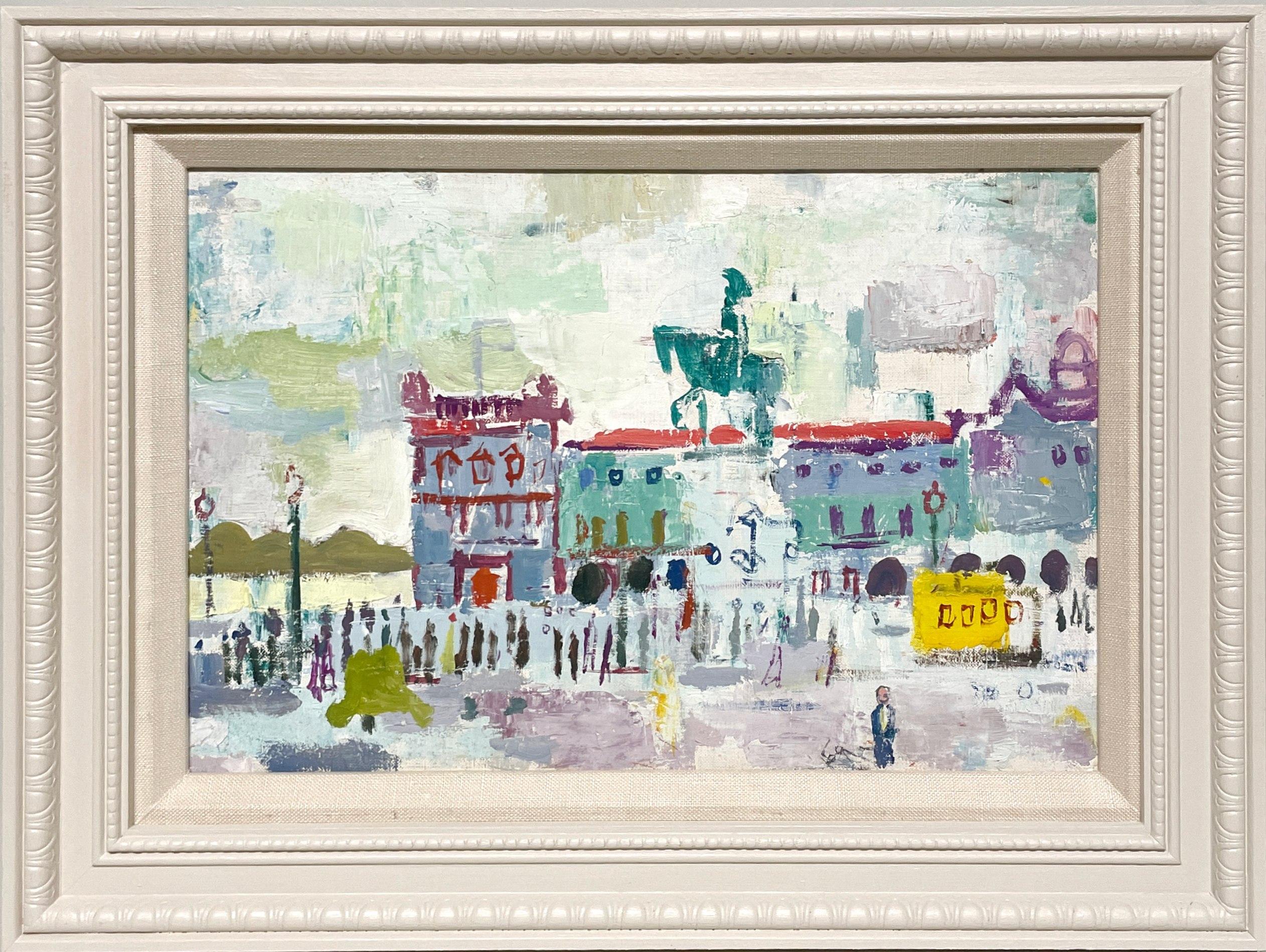 Ein charmantes Gemälde von Lissabon, Portugal, aus den 1950er Jahren von dem berühmten Künstler Francis Chapin