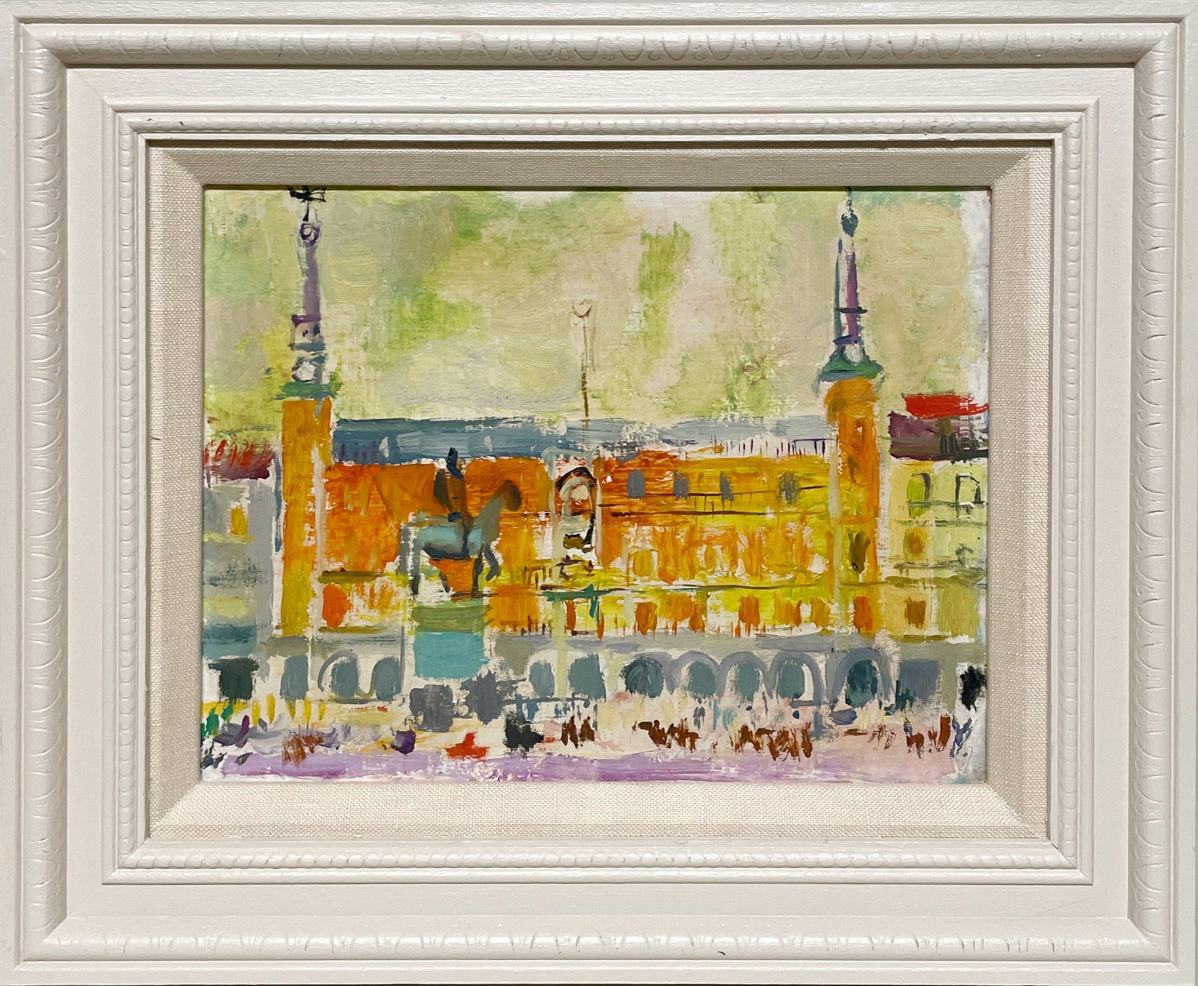 Ein charmantes Gemälde von Lissabon, Portugal, aus den 1950er Jahren von dem berühmten Künstler Francis Chapin