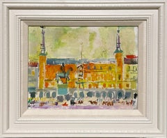 Ein charmantes Gemälde von Lissabon, Portugal, aus den 1950er Jahren von dem berühmten Künstler Francis Chapin