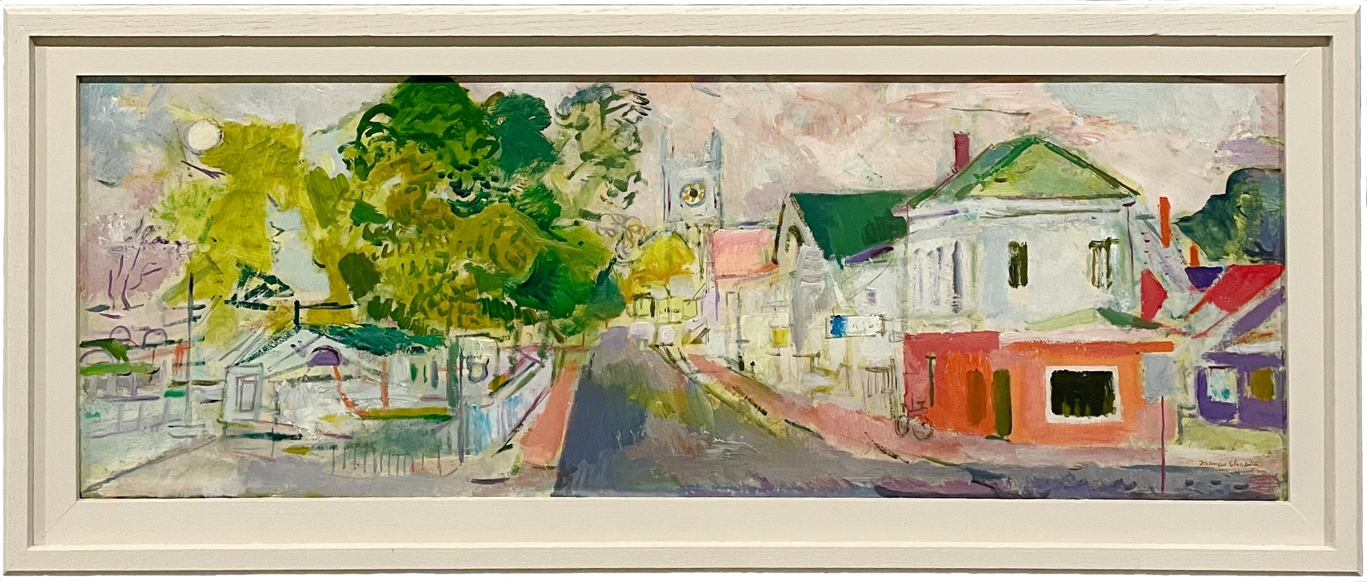 A Charming, Modern 1950s Martha
s Vineyard Street Scene, "New England Village"