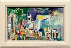 A Charming, Vibrant 1950s Modern Painting of Martha’s Vineyard by Francis Chapin