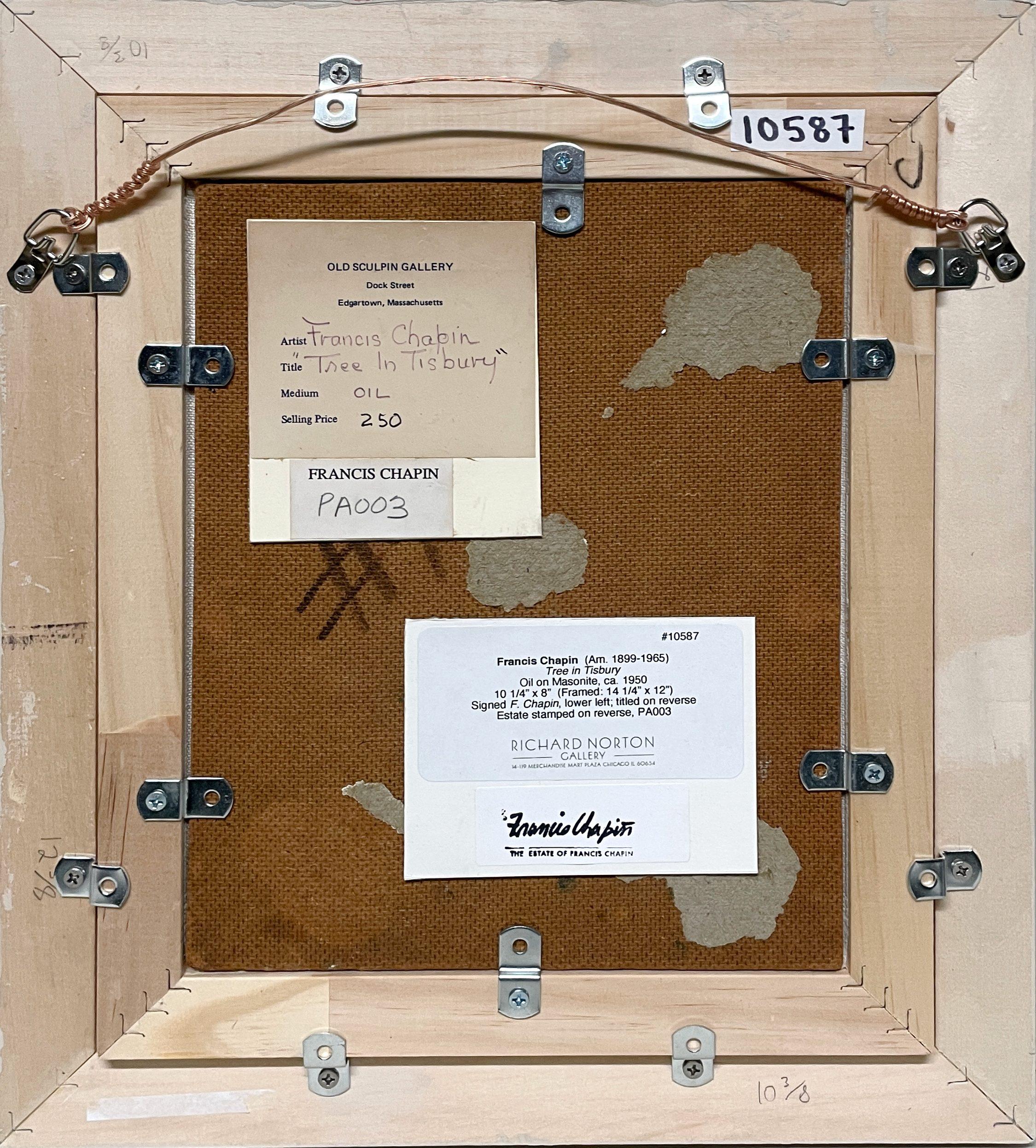 Ein lebendiges, modernes Landschaftsöl aus den 1950er Jahren von Martha's Vineyard, 