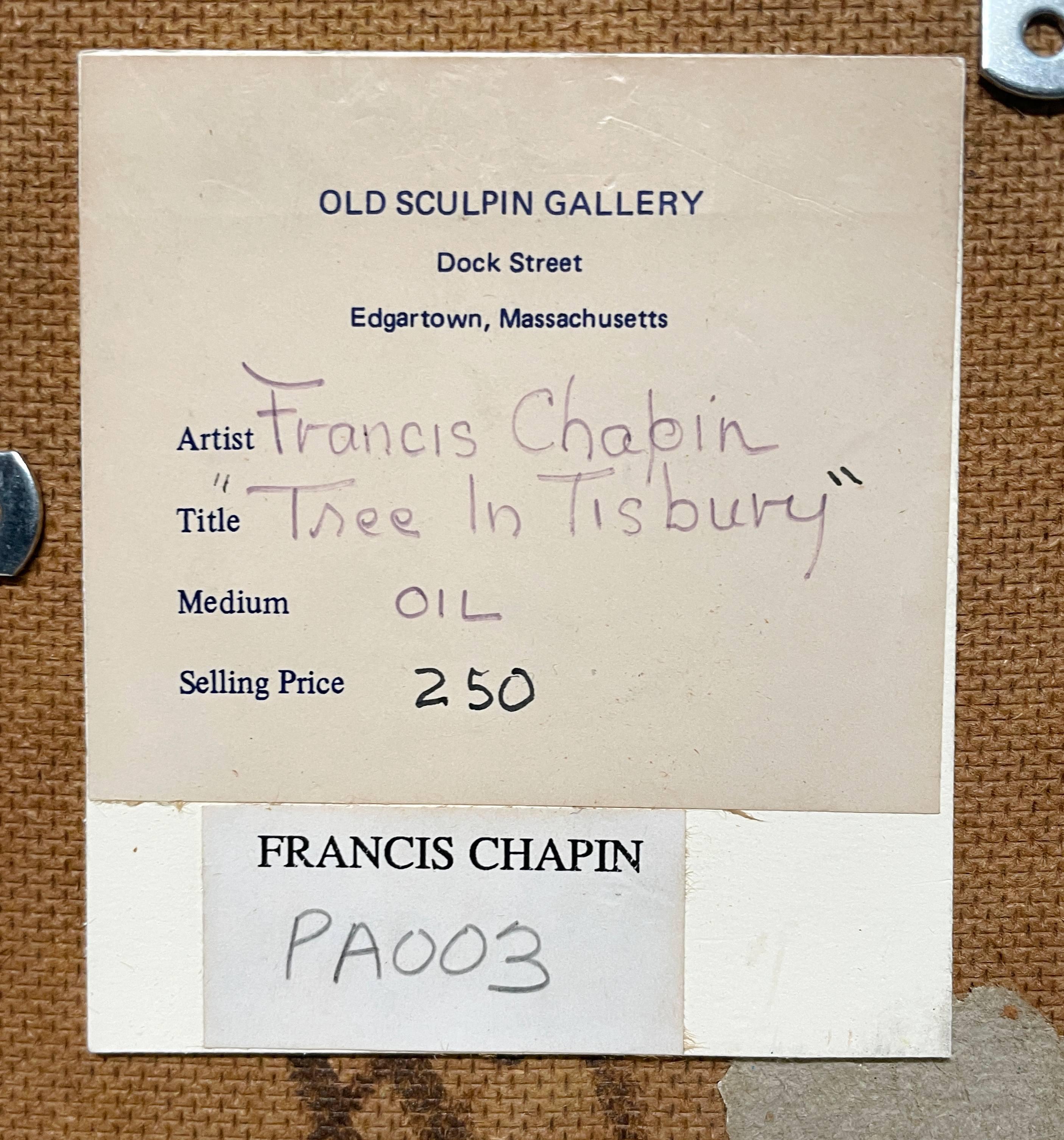 Ein lebendiges, modernes Landschaftsöl aus den 1950er Jahren von Martha's Vineyard, 