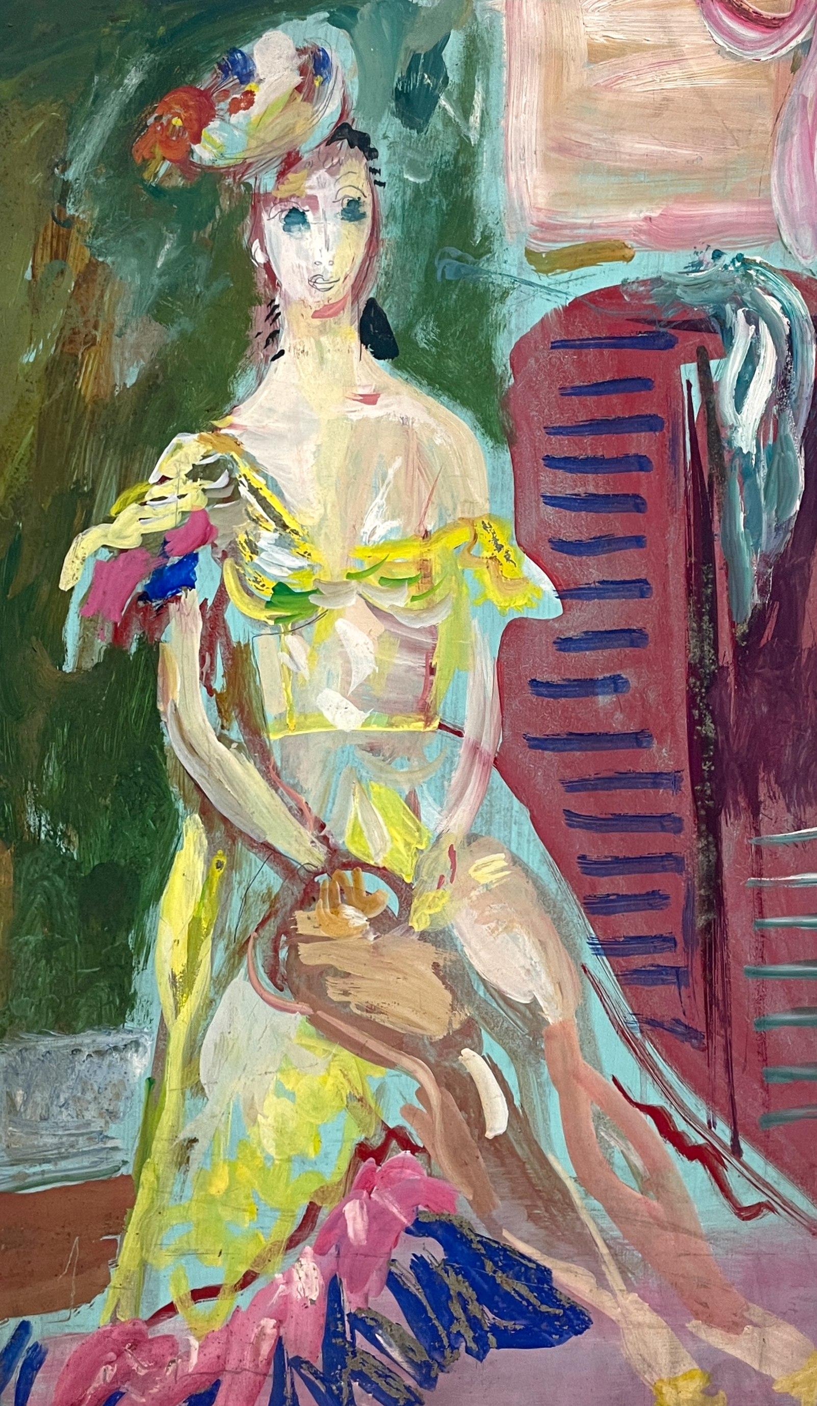 Fabuleux portrait d'une femme assise, 