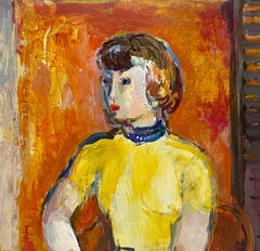 Un ritratto alla moda del 1950, "Giovane donna con maglione giallo".