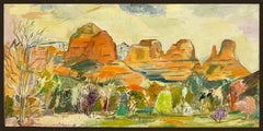 A Large, Beautiful Painting of Sedona, Arizona by Modern Artist Francis Chapin