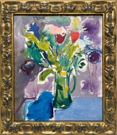 Ein lebhaftes Blumenstillleben aus der Mitte der 1950er Jahre von Francis Chapin