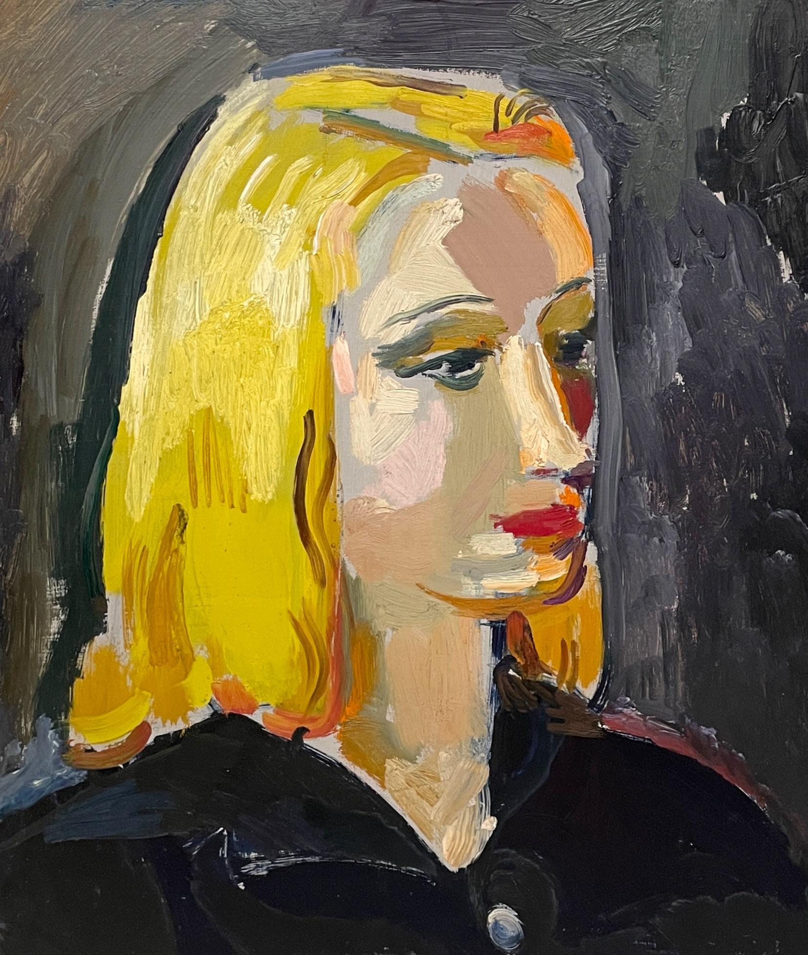 Un sorprendente ritratto di donna bionda della metà del secolo scorso di Francis Chapin 3