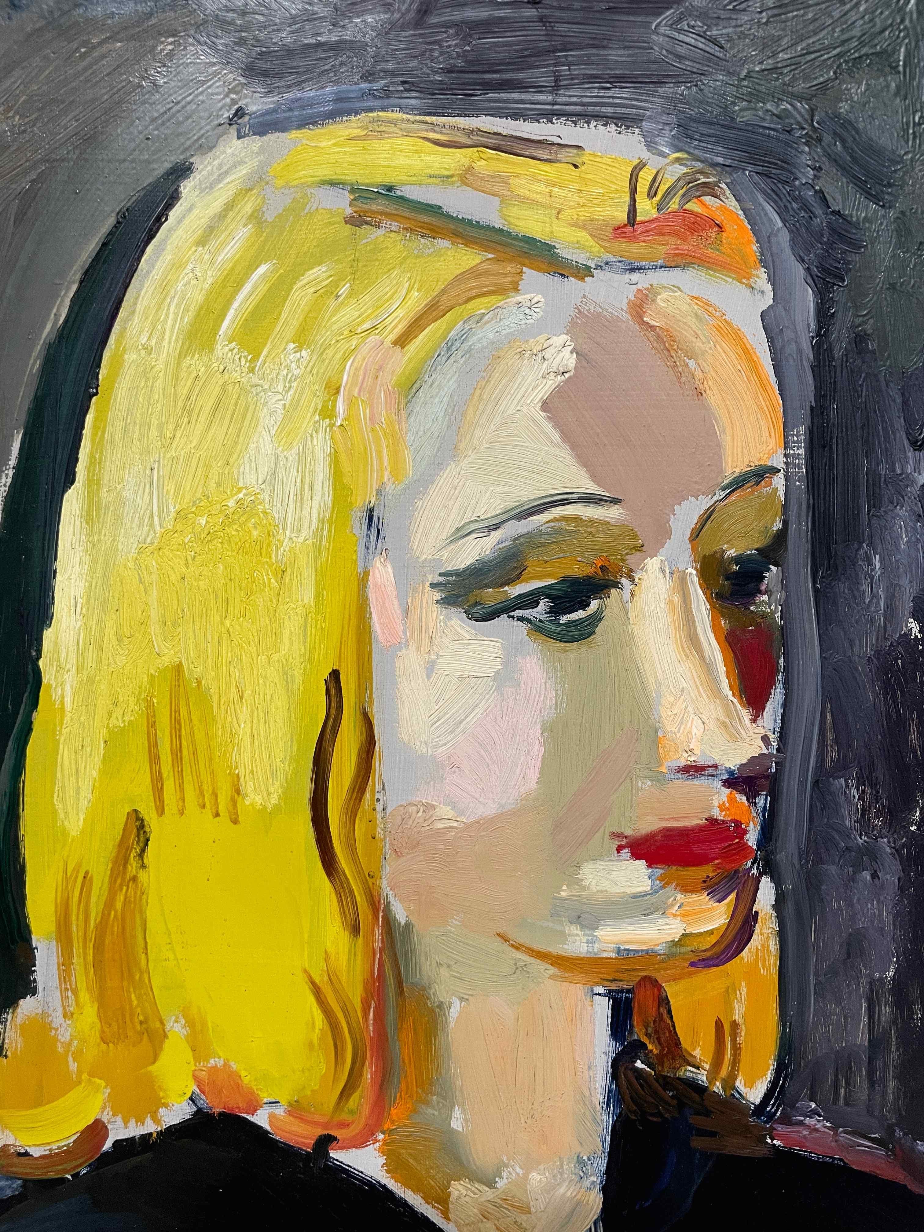 Un sorprendente ritratto di donna bionda della metà del secolo scorso di Francis Chapin 4