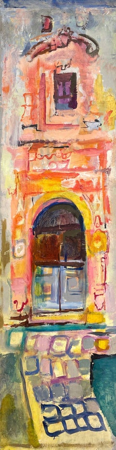 A Wonderful, Charming & Slim 1950s, Painting of a Doorway by Francis Chapin