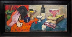 A Modern 1930s Art Institute Exhibited Still Life Painting by Francis Chapin