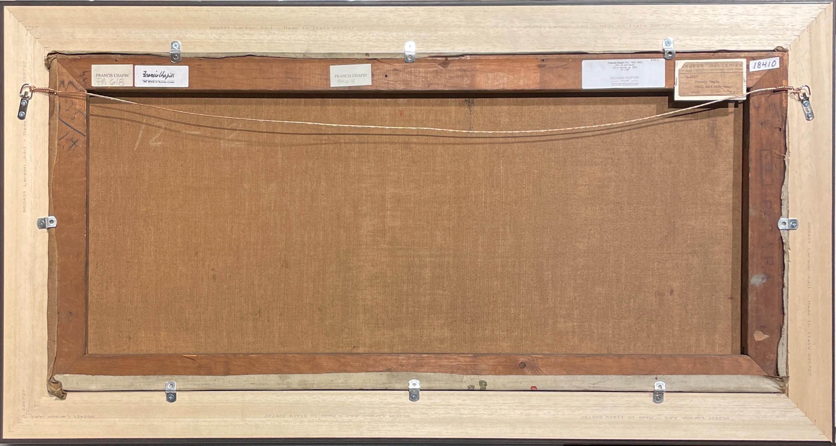 Une intrigante nature morte, vers 1935, avec un Derby par Francis Chapin en vente 5