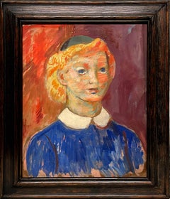 Portrait moderne des années 1930, Acolyte, du célèbre artiste Francis Chapin