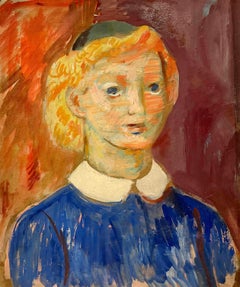Un ritratto moderno introspettivo degli anni '30, "Acolyte" del noto artista Francis Chapin