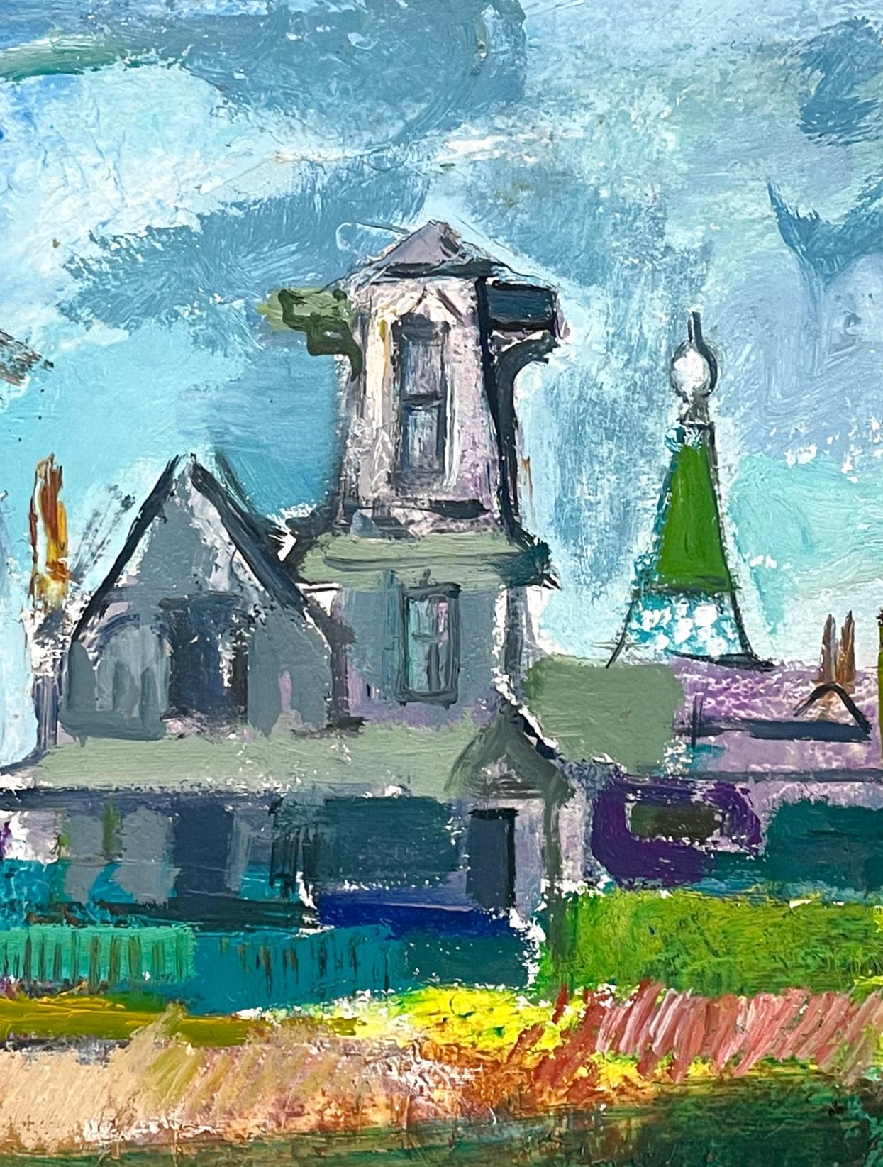 Colorful, 1930s American Scene Painting 