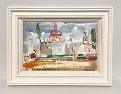 Early Mexican City Scene by Chicago Artist Francis Chapin, San Miguel de Allende